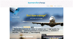 Desktop Screenshot of bannersforcheap.com